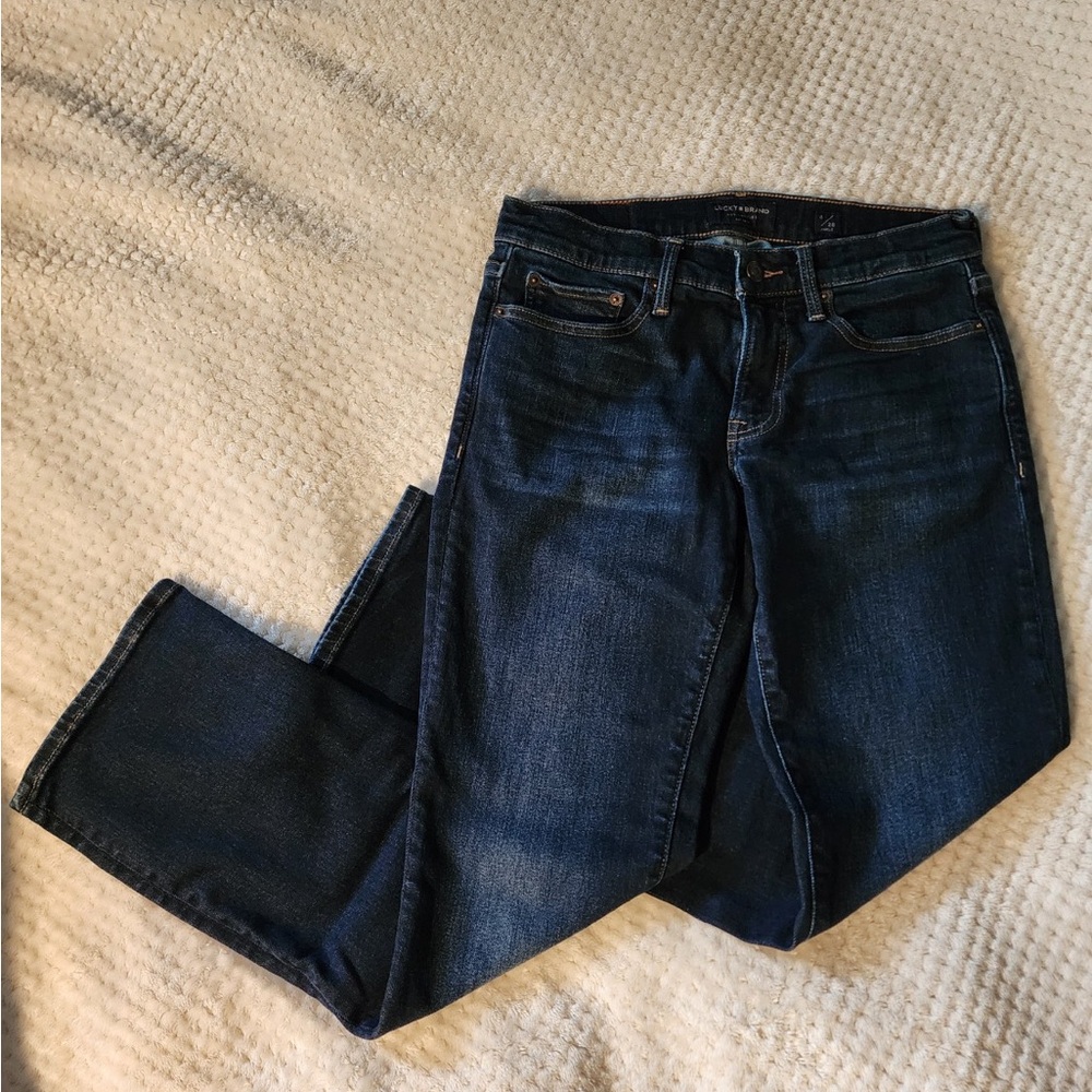 Lucky Brand Women’s Size 6/28 Mid Rise Sweet Straight Ankle Denim Blue Jeans